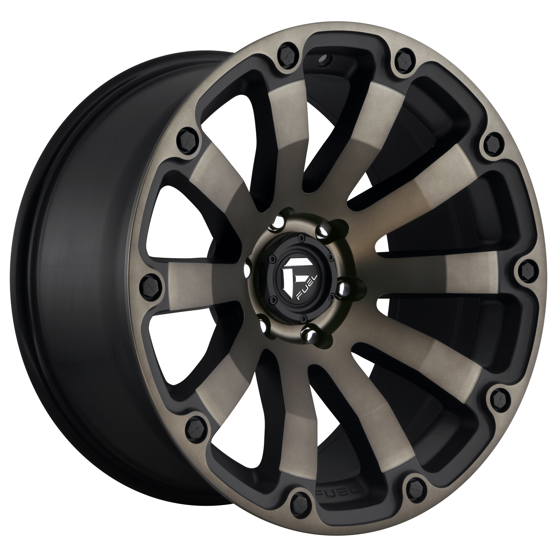 DIESEL 20x9 6x135.00 MATTE BLACK DOUBLE DARK TINT (20 mm) - Tires and Engine Performance