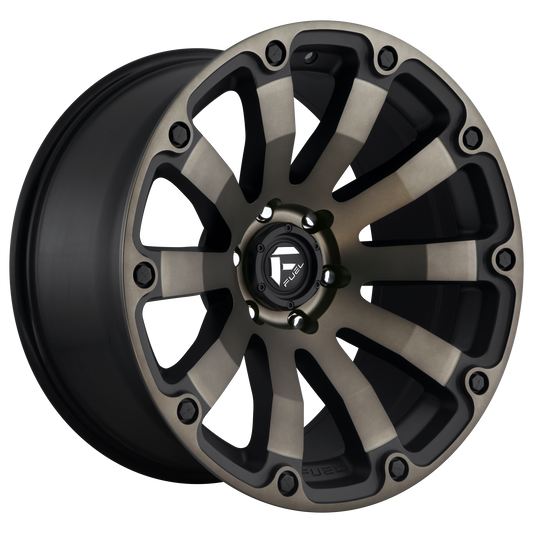 DIESEL 20x9 6x135.00 MATTE BLACK DOUBLE DARK TINT (20 mm) - Tires and Engine Performance