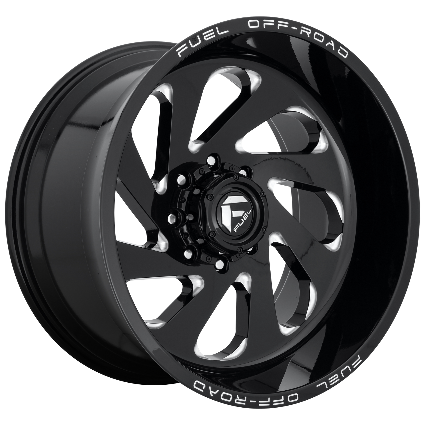 VORTEX 20x12 8x170.00 GLOSS BLACK MILLED (-44 mm) - Tires and Engine Performance