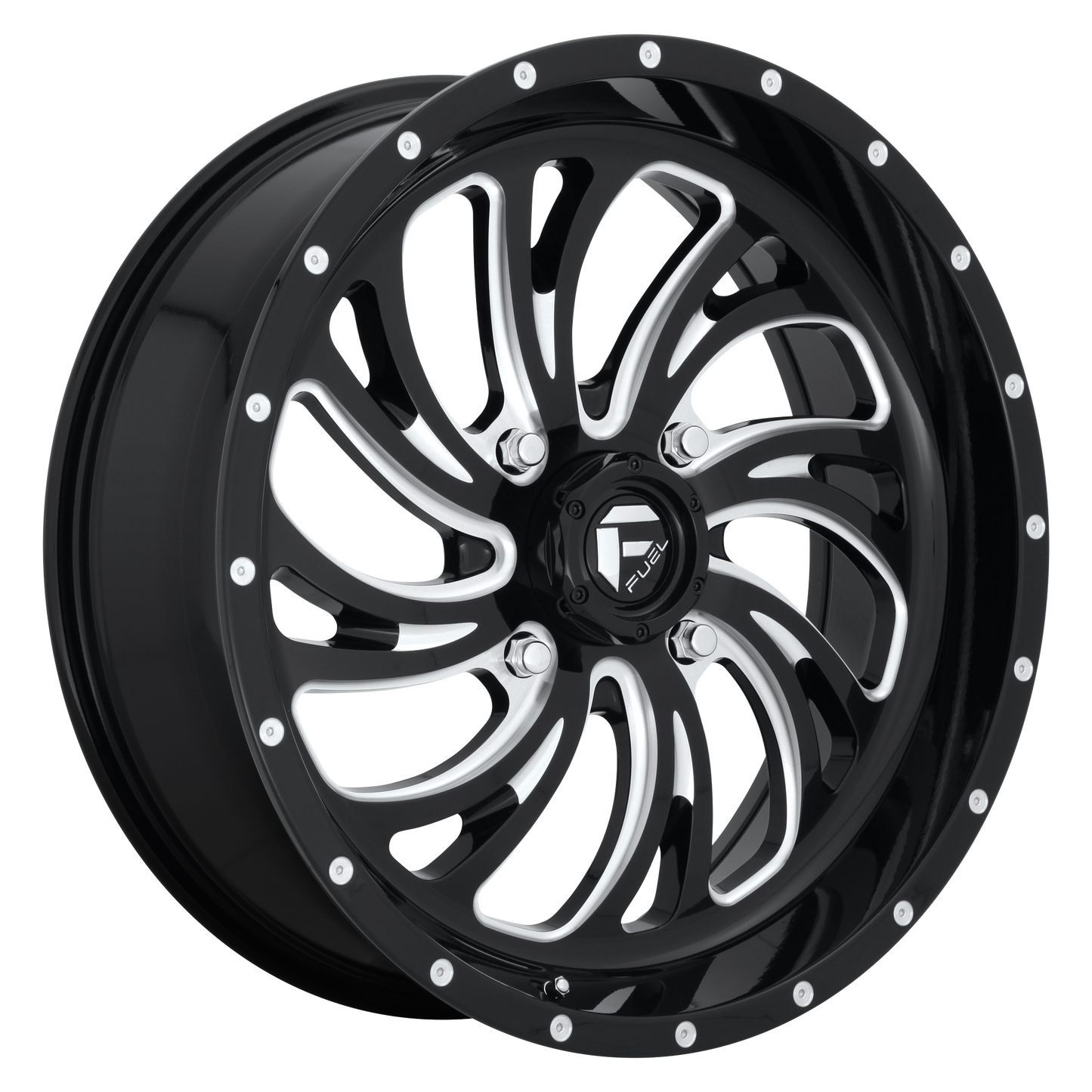 KOMPRESSOR 20x7 4x156.00 GLOSS BLACK MILLED (13 mm) - Tires and Engine Performance