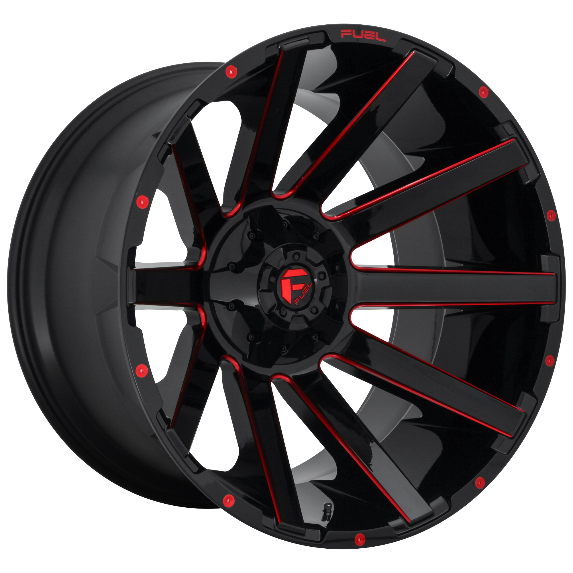 CONTRA 20x9 6x135.00/6x139.70 GLOSS BLACK RED TINTED CLEAR (1 mm) - Tires and Engine Performance