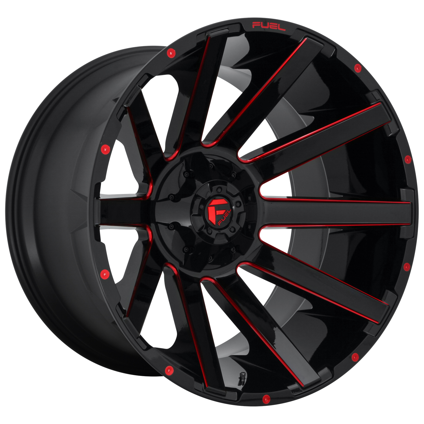 CONTRA 20x9 6x135.00/6x139.70 GLOSS BLACK RED TINTED CLEAR (1 mm) - Tires and Engine Performance