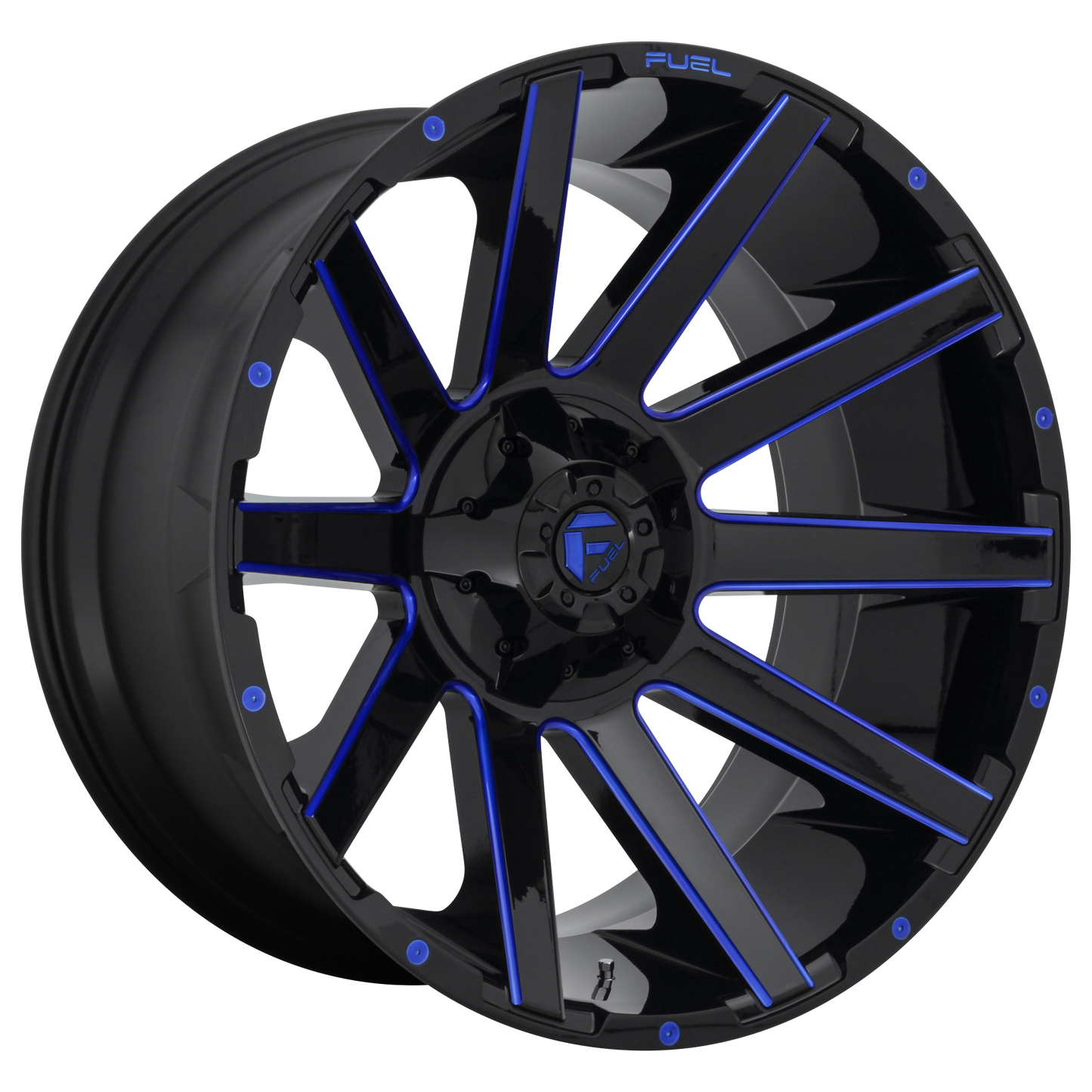 CONTRA 20x9 6x135.00/6x139.70 GLOSS BLACK BLUE TINTED CLEAR (20 mm) - Tires and Engine Performance