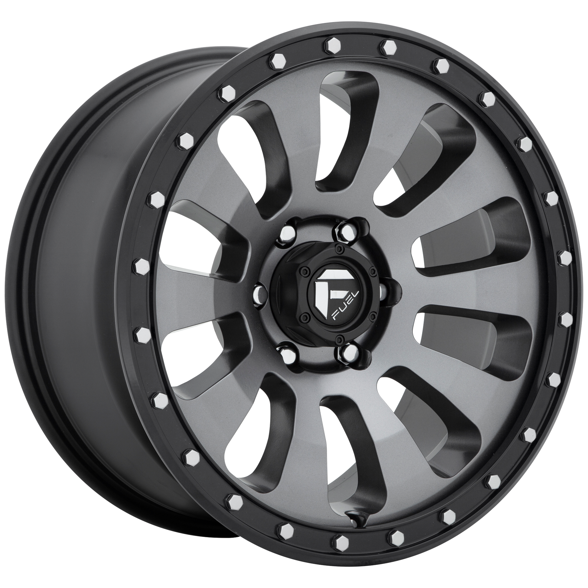 TACTIC 20x9 6x139.70 MATTE GUN METAL BLACK BEAD RING (1 mm) - Tires and Engine Performance