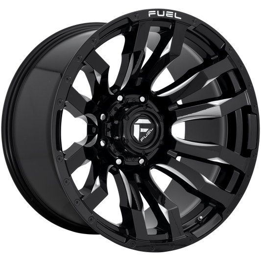 BLITZ 17x9 6x135.00 GLOSS BLACK MILLED (1 mm) - Tires and Engine Performance