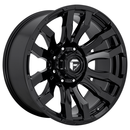 BLITZ 17x9 8x165.10 GLOSS BLACK (1 mm) - Tires and Engine Performance