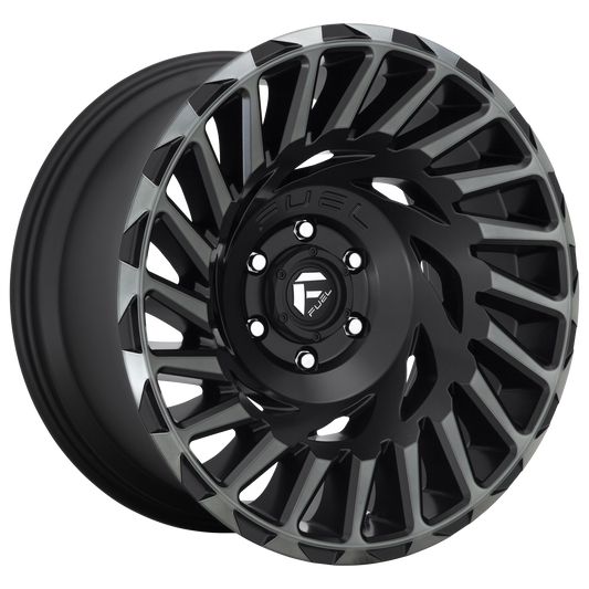 CYCLONE 20x10 6x135.00 MATTE MACHINED DOUBLE DARK TINT (-18 mm) - Tires and Engine Performance