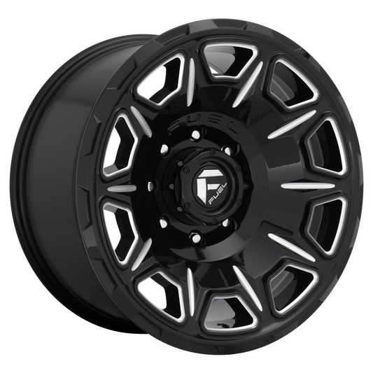 VENGEANCE 20x10 5x127.00 GLOSS BLACK MILLED (-18 mm) - Tires and Engine Performance
