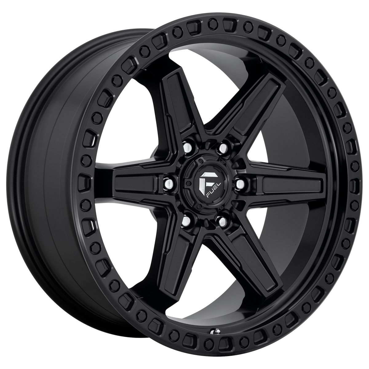 KICKER 17x9 6x139.70 MATTE BLACK (-12 mm) - Tires and Engine Performance