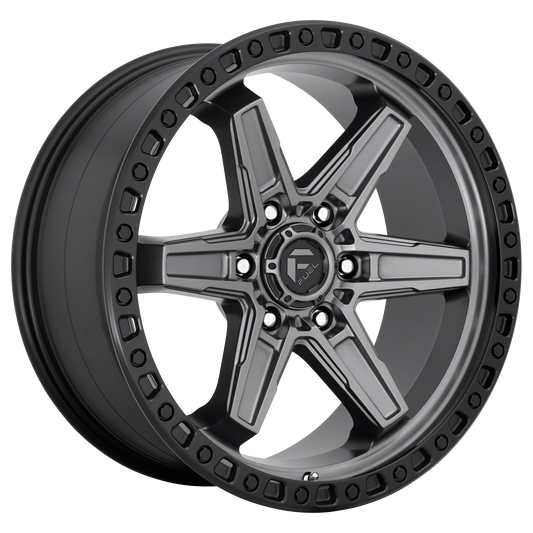 KICKER 17x9 6x139.70 MATTE GUN METAL BLACK BEAD RING (1 mm) - Tires and Engine Performance