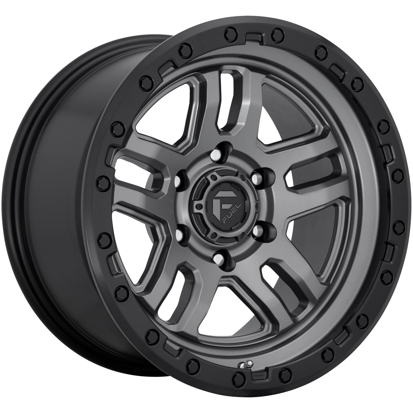 AMMO 20x10 6x135.00 MATTE GUN METAL BLACK BEAD RING (-18 mm) - Tires and Engine Performance