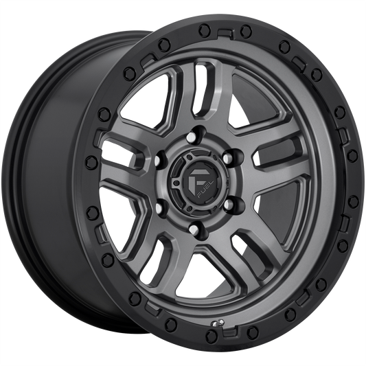 AMMO 18x9 6x139.70 MATTE GUN METAL BLACK BEAD RING (-12 mm) - Tires and Engine Performance