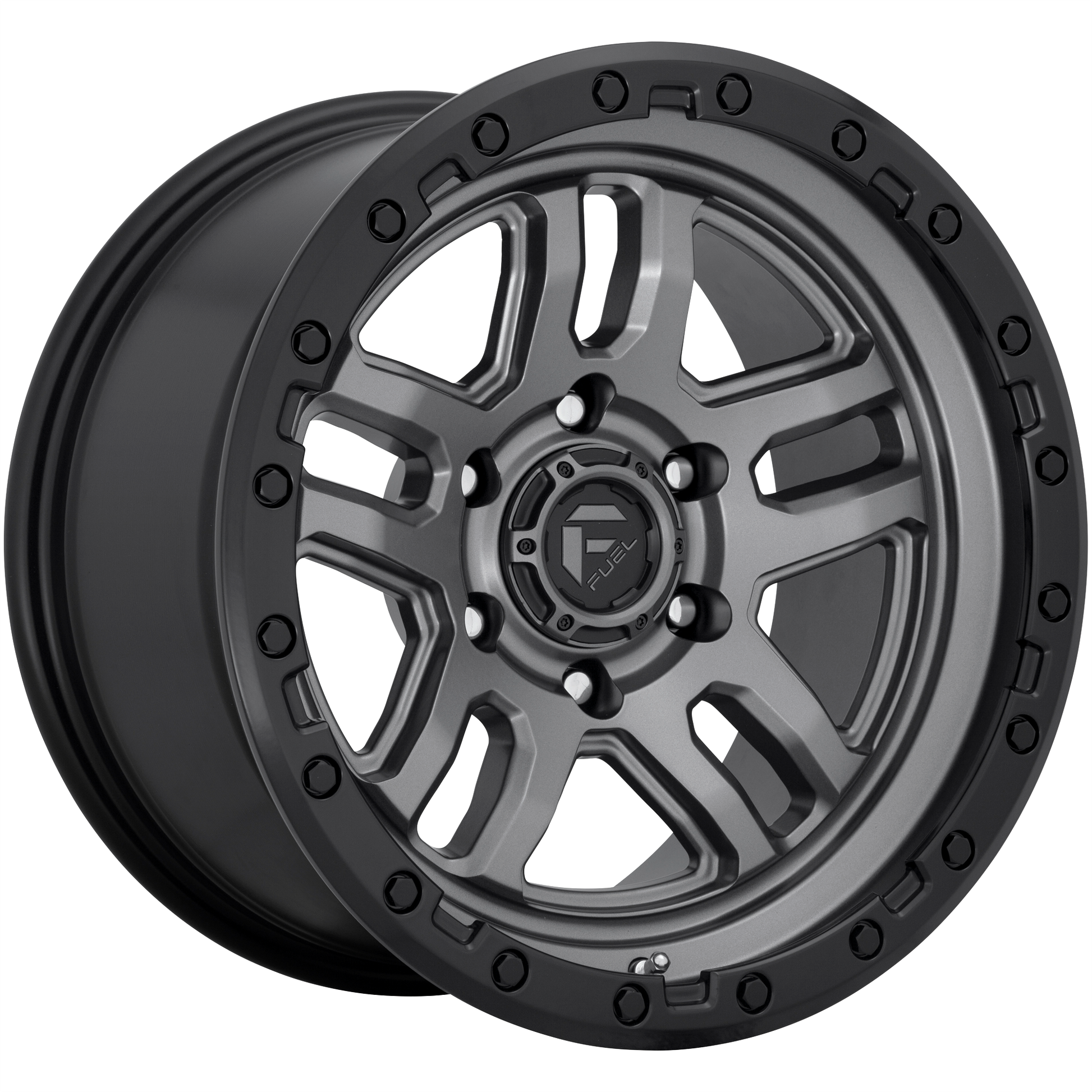 AMMO 18x9 6x135.00 MATTE GUN METAL BLACK BEAD RING (1 mm) - Tires and Engine Performance