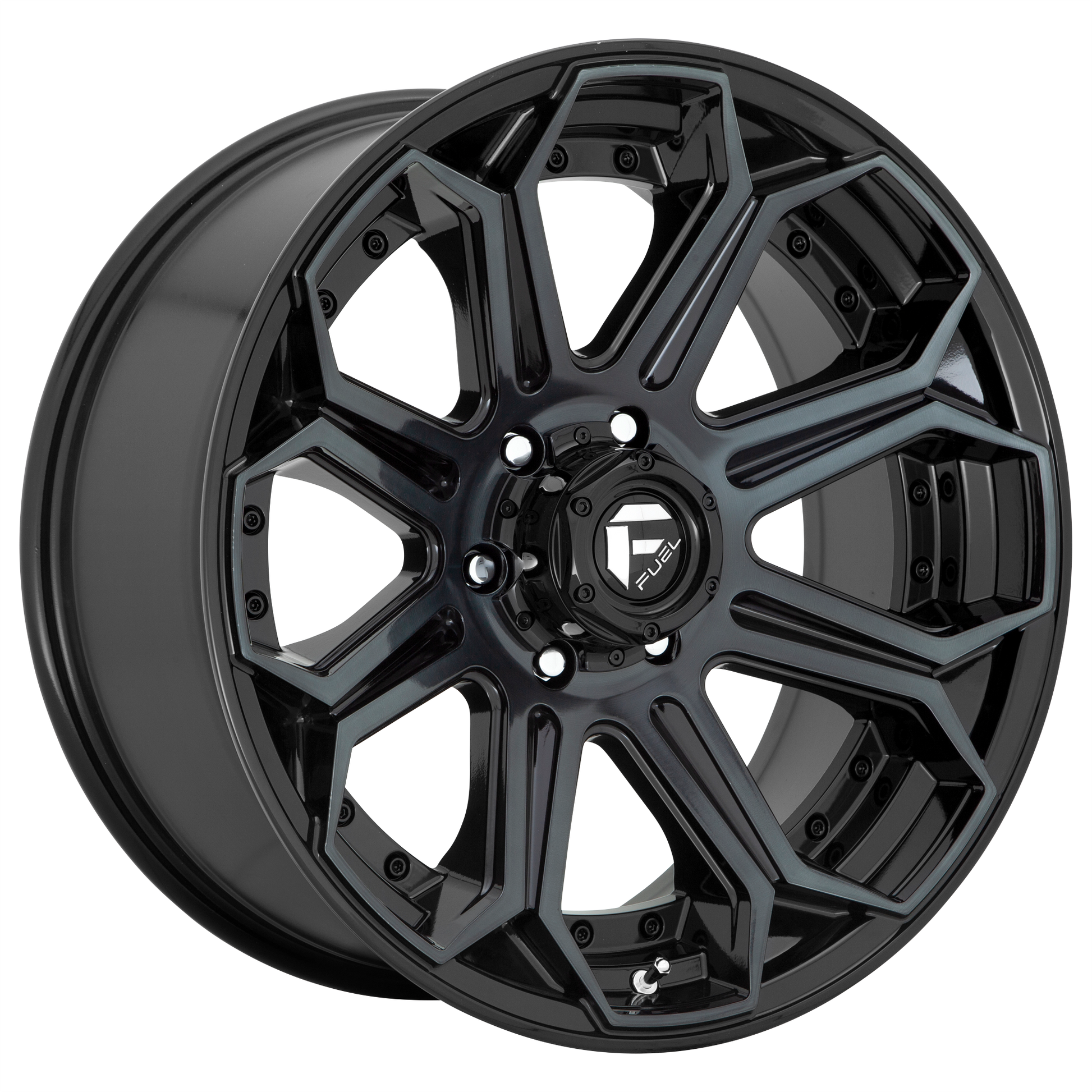 SIEGE 18x9 5x127.00 GLOSS MACHINED DOUBLE DARK TINT (-12 mm) - Tires and Engine Performance