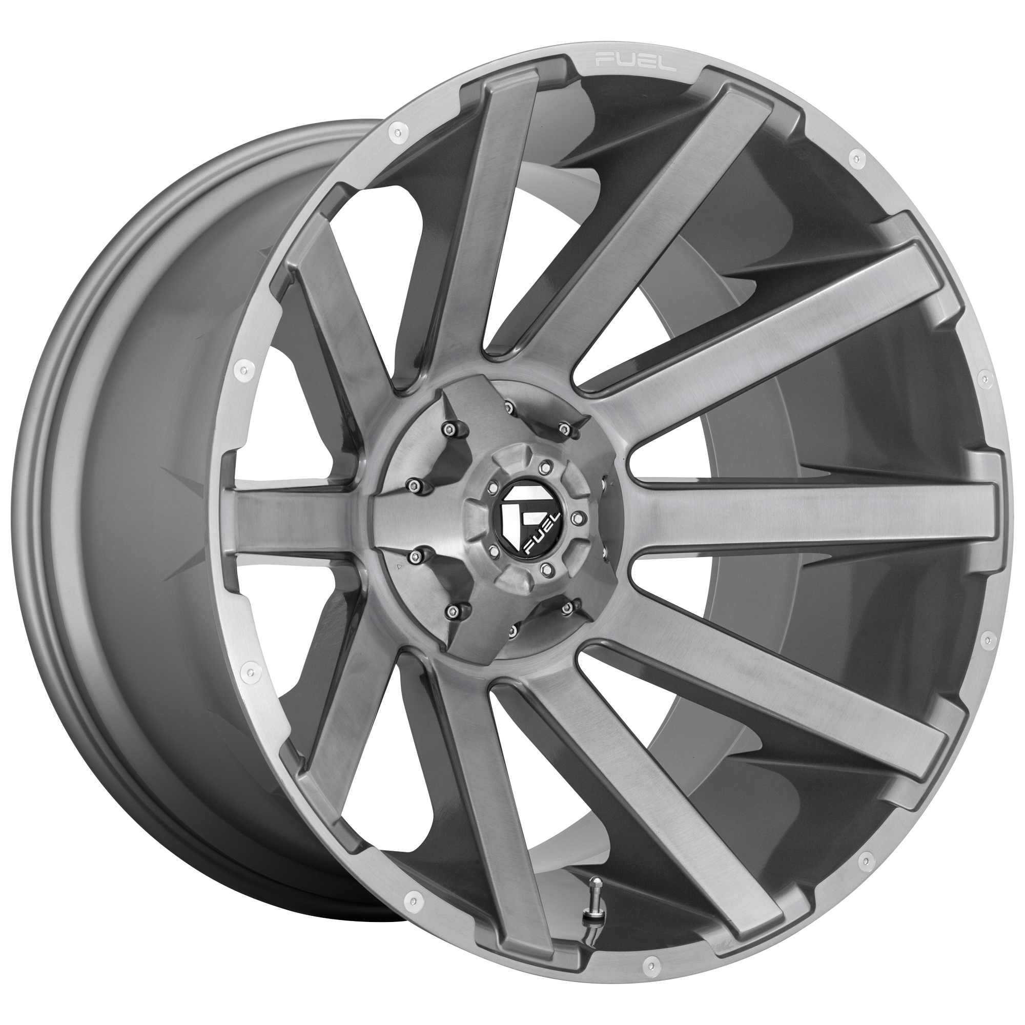 CONTRA PLATINUM 26x12 5x127.00/5x139.70 BRUSHED GUN METAL TINTED CLEAR (-44 mm) - Tires and Engine Performance