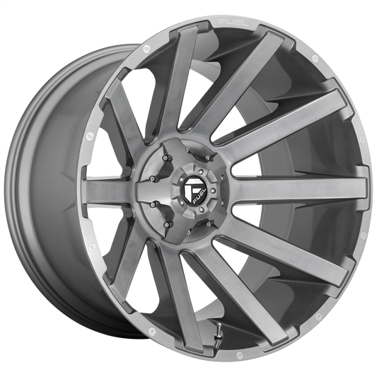 CONTRA PLATINUM 24x14 5x127.00/5x139.70 BRUSHED GUN METAL TINTED CLEAR (-75 mm) - Tires and Engine Performance