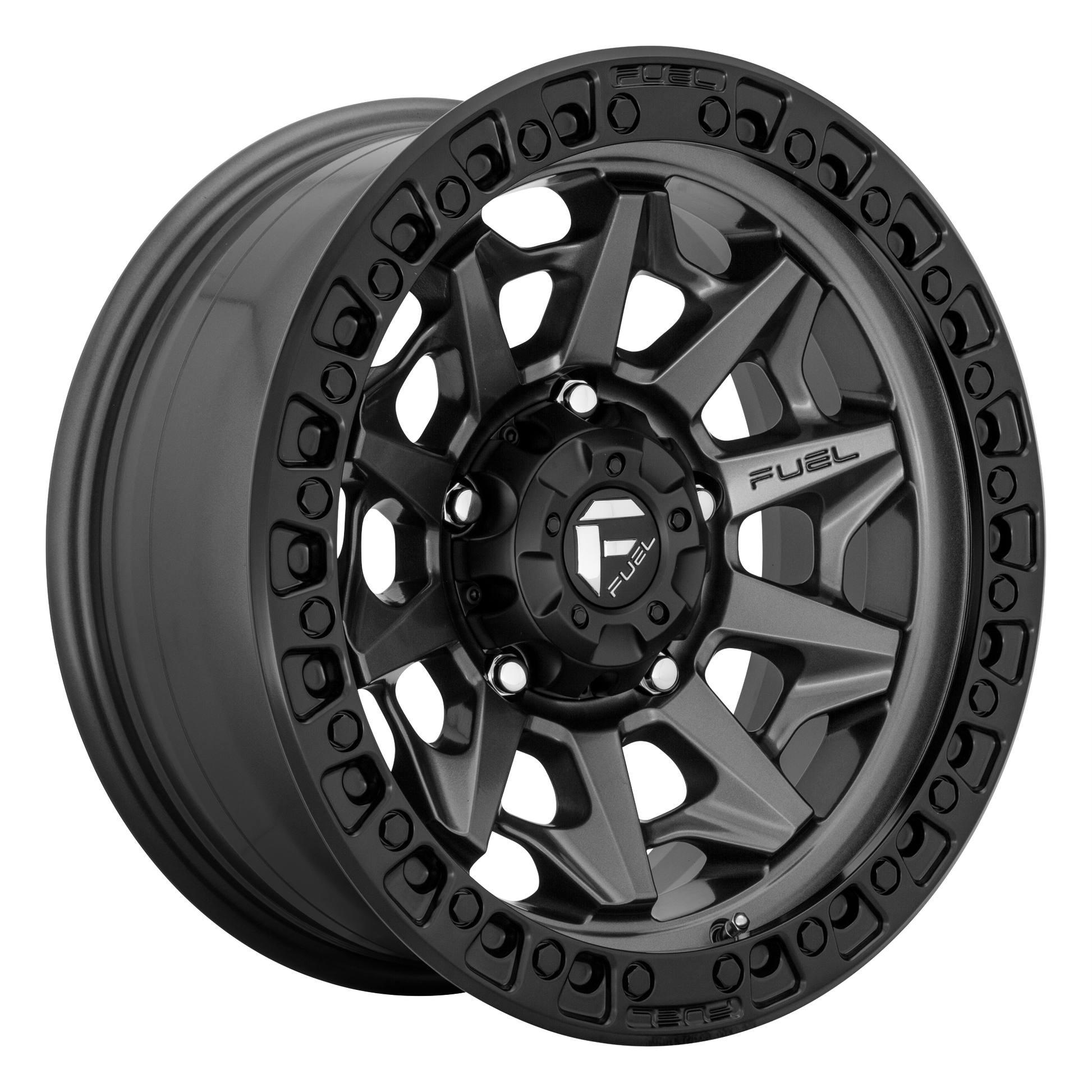 COVERT 18x9 5x127.00 MATTE GUN METAL BLACK BEAD RING (1 mm) - Tires and Engine Performance