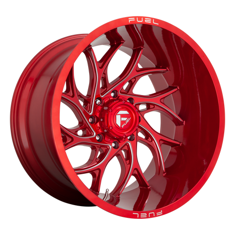 FUEL D742 RUNNER 24x12 -44 6x139.70 CANDY RED MILLED