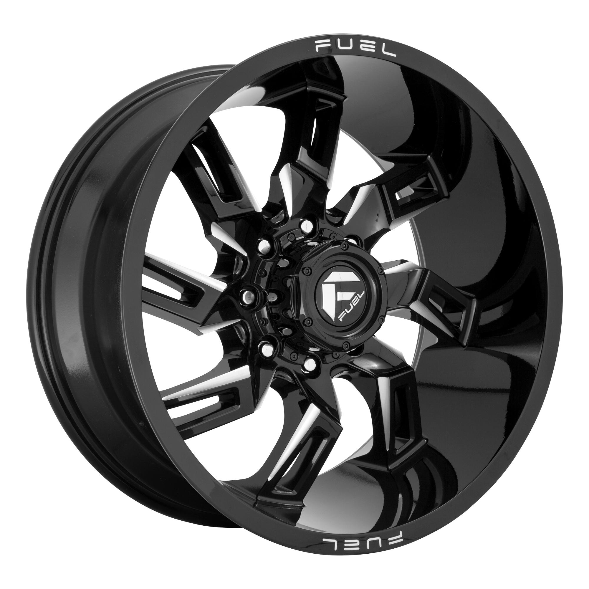 LOCKDOWN 20x10 6x139.70 GLOSS BLACK MILLED (-18 mm) - Tires and Engine Performance