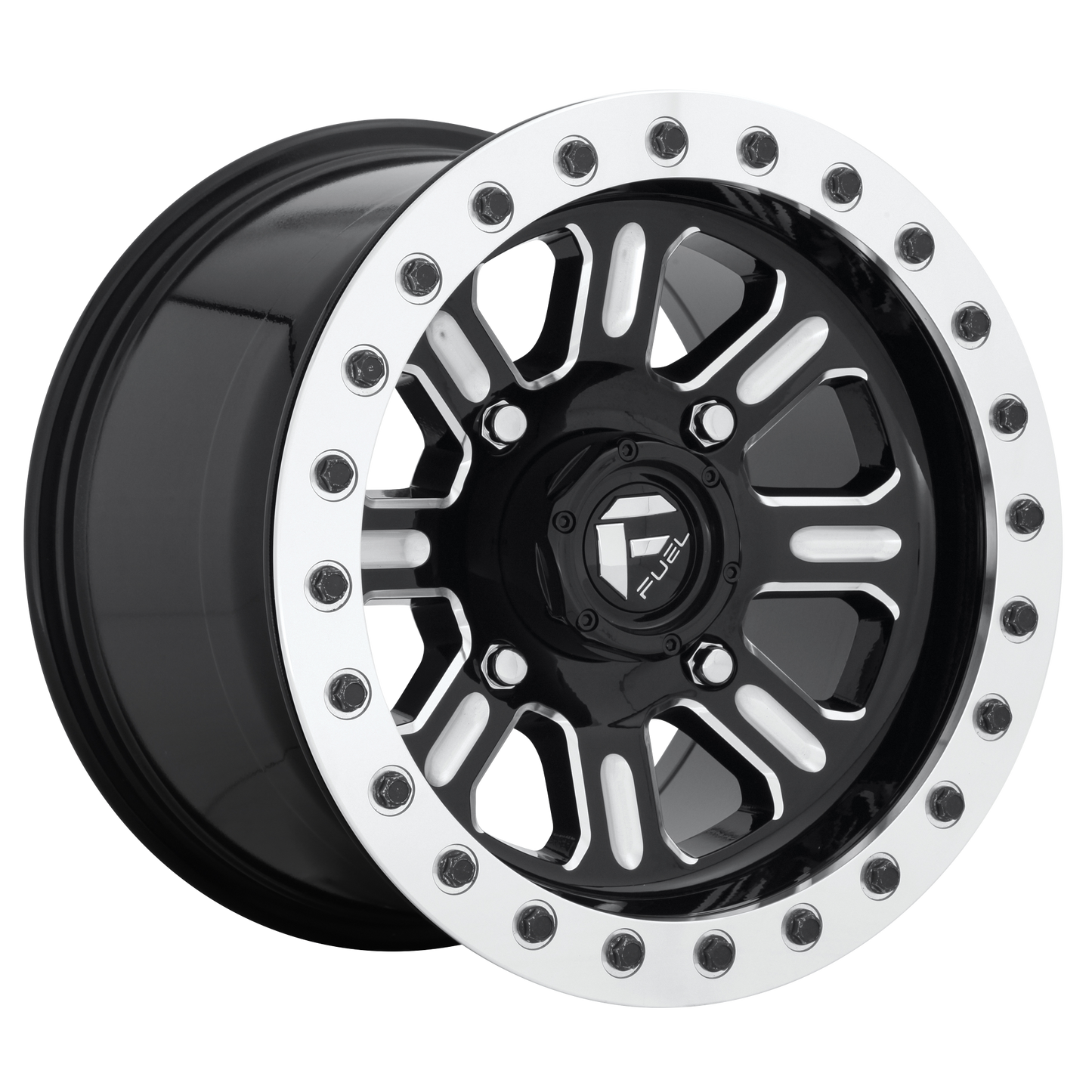 HARDLINE BL - OFF ROAD ONLY 15x10 4x137.00 GLOSS BLACK MILLED (25 mm) - Tires and Engine Performance