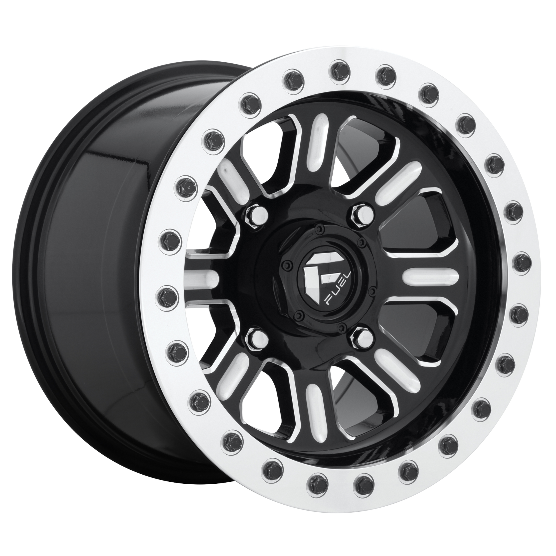 HARDLINE BL - OFF ROAD ONLY 15x10 4x137.00 GLOSS BLACK MILLED (25 mm) - Tires and Engine Performance