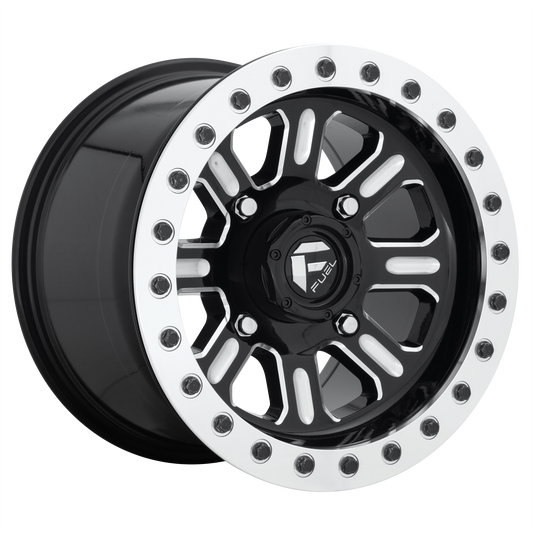 HARDLINE BL - OFF ROAD ONLY 15x7 4x137.00 GLOSS BLACK MILLED (38 mm) - Tires and Engine Performance