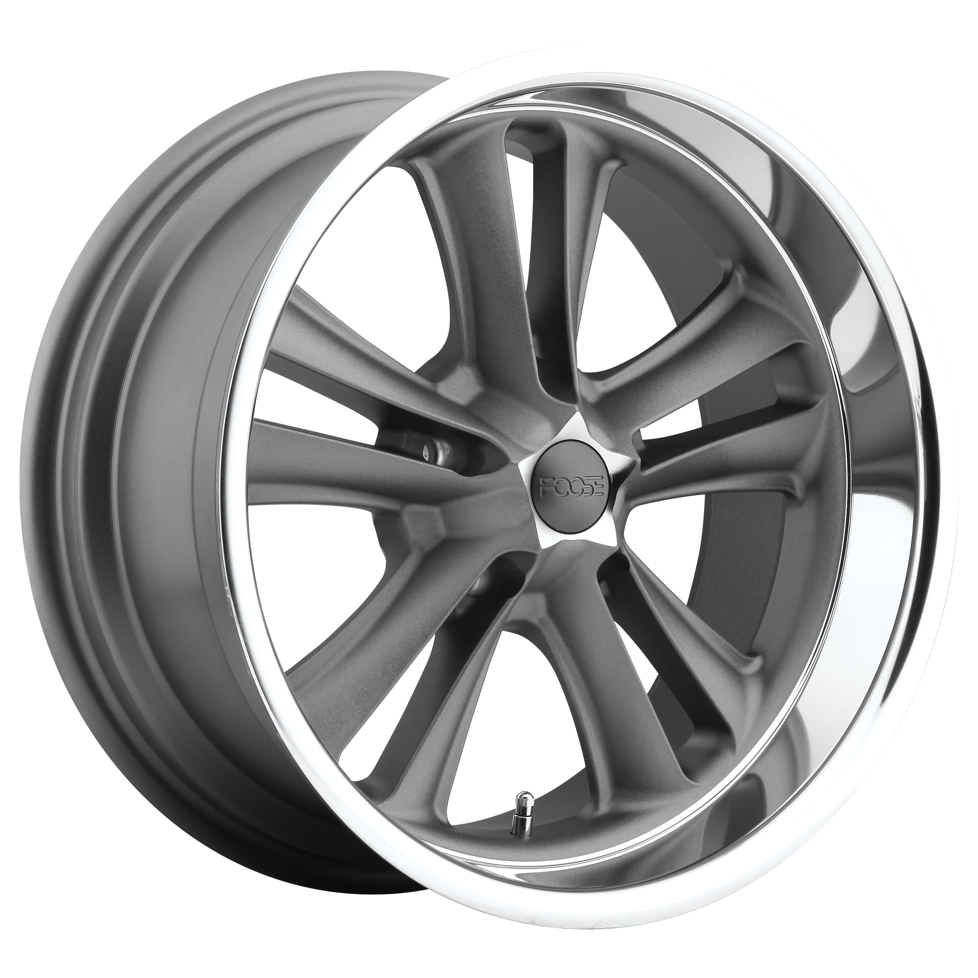 KNUCKLE 18x8 5x120.65 MATTE GUN METAL MACHINED (1 mm) - Tires and Engine Performance