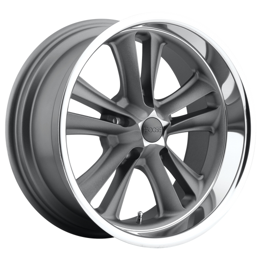 KNUCKLE 17x7 5x114.30 MATTE GUN METAL MACHINED (1 mm) - Tires and Engine Performance