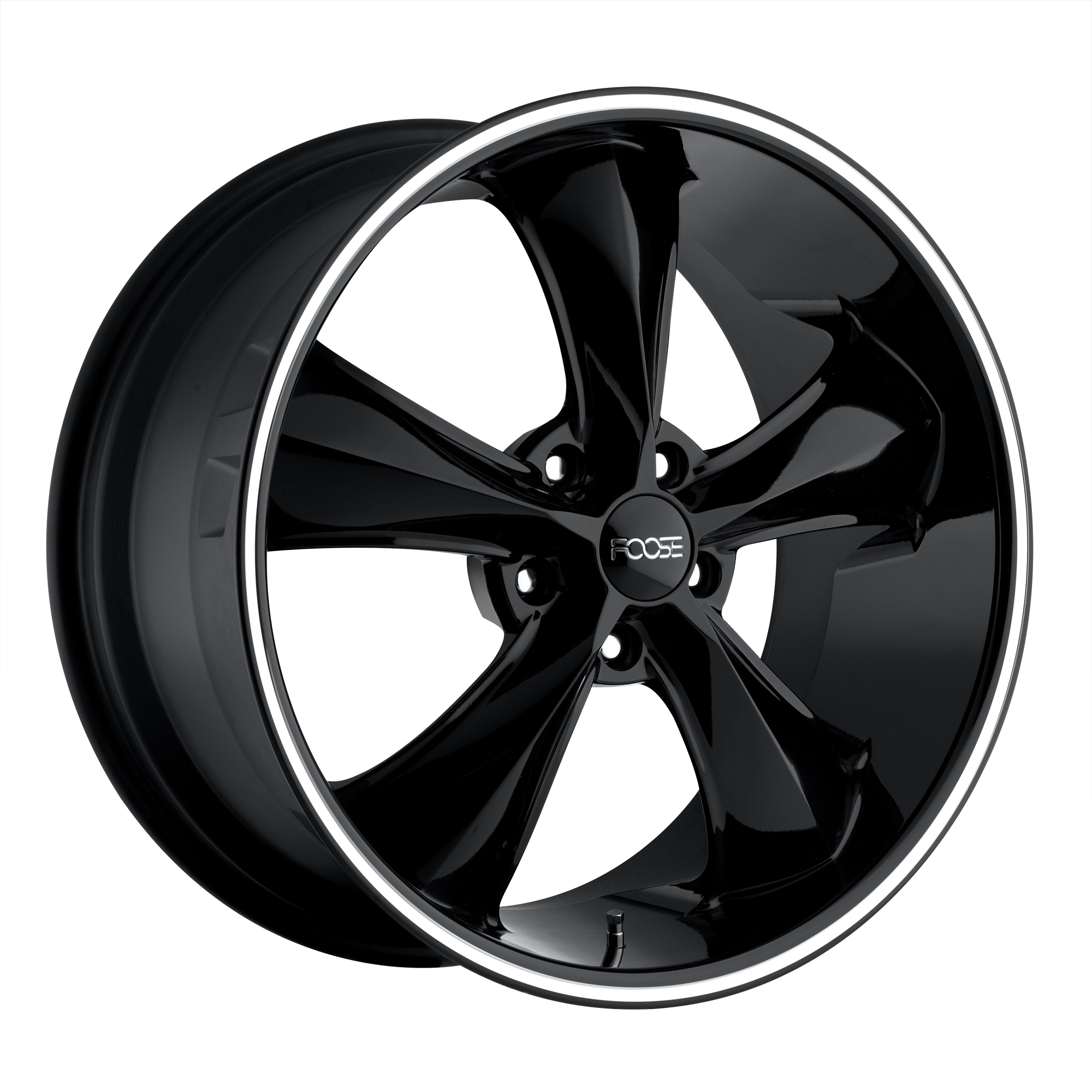 LEGEND 18x8.5 5x114.30 GLOSS BLACK MILLED (34 mm) - Tires and Engine Performance