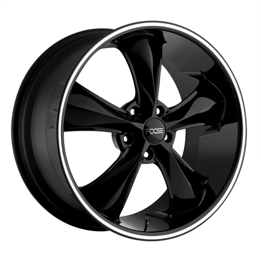 LEGEND 18x8.5 5x120.00 GLOSS BLACK MILLED (34 mm) - Tires and Engine Performance