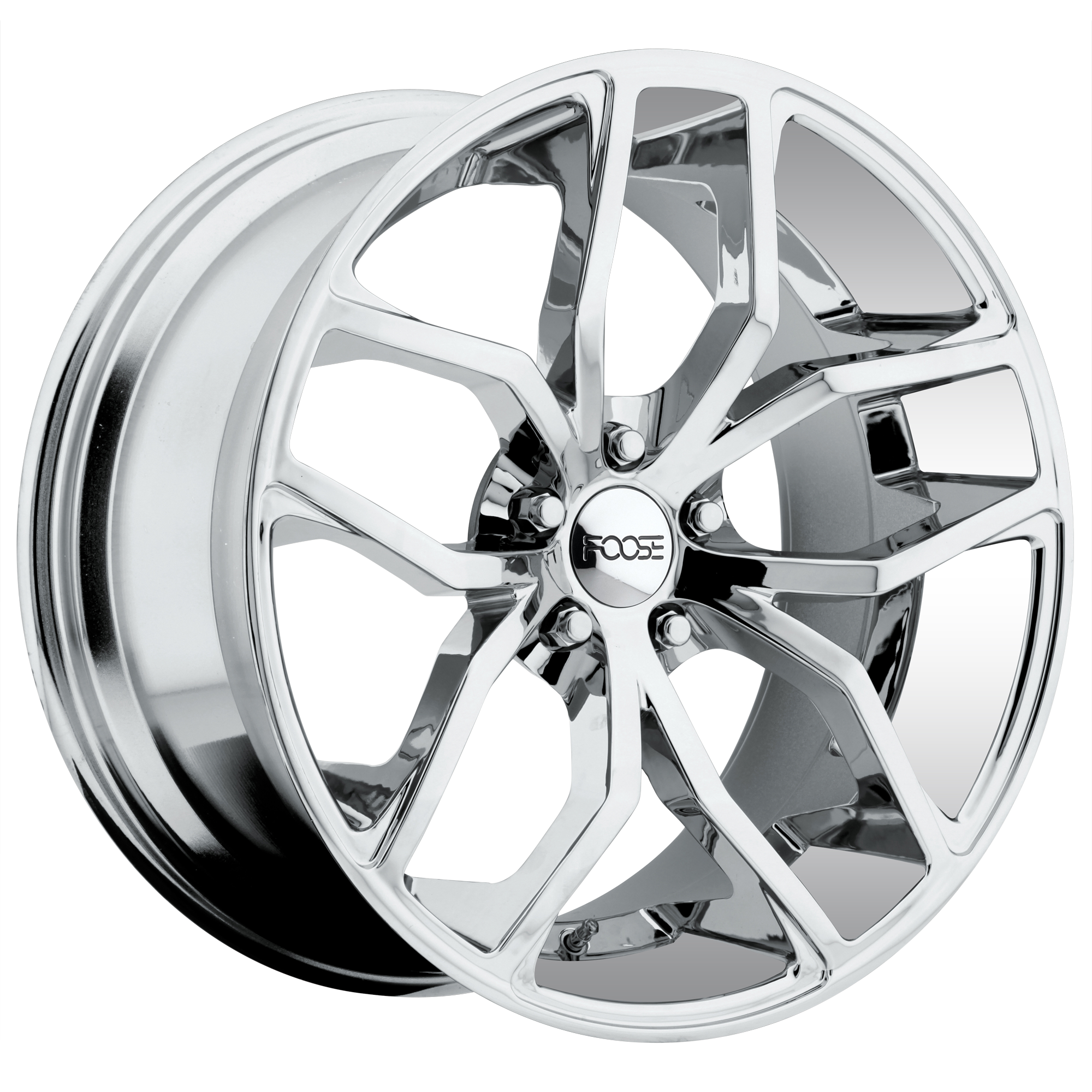 OUTCAST 20x8.5 5x114.30 CHROME PLATED (35 mm) - Tires and Engine Performance