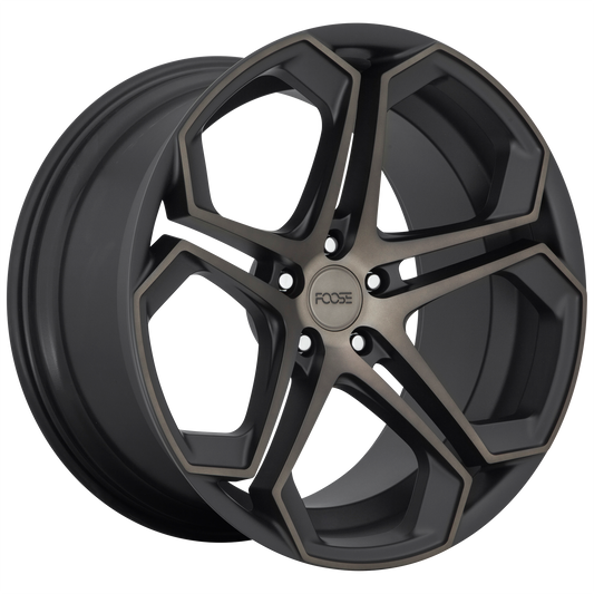 IMPALA 20x10.5 5x114.30 MATTE MACHINED DOUBLE DARK TINT (40 mm) - Tires and Engine Performance