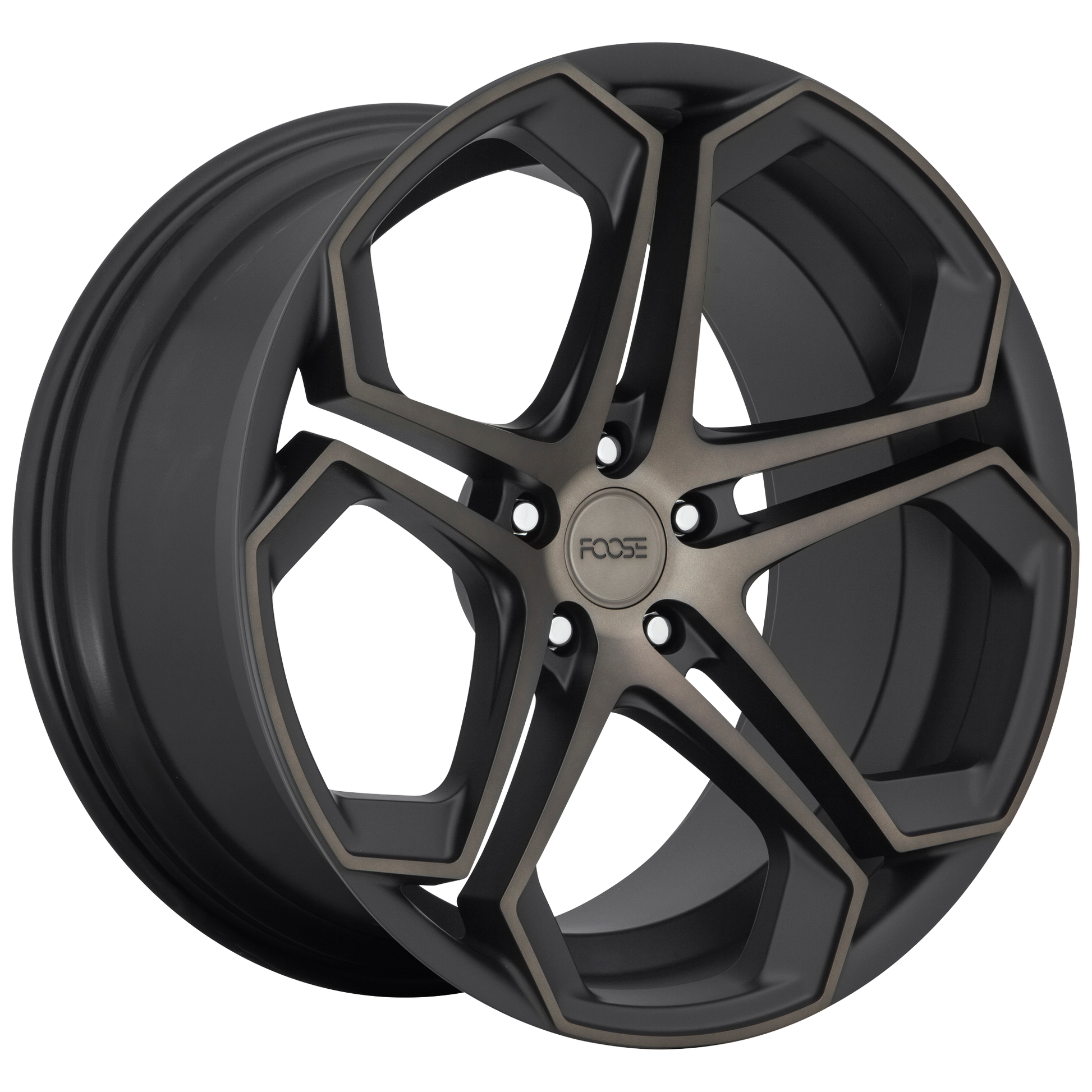IMPALA 20x9 5x108.00 MATTE MACHINED DOUBLE DARK TINT (38 mm) - Tires and Engine Performance