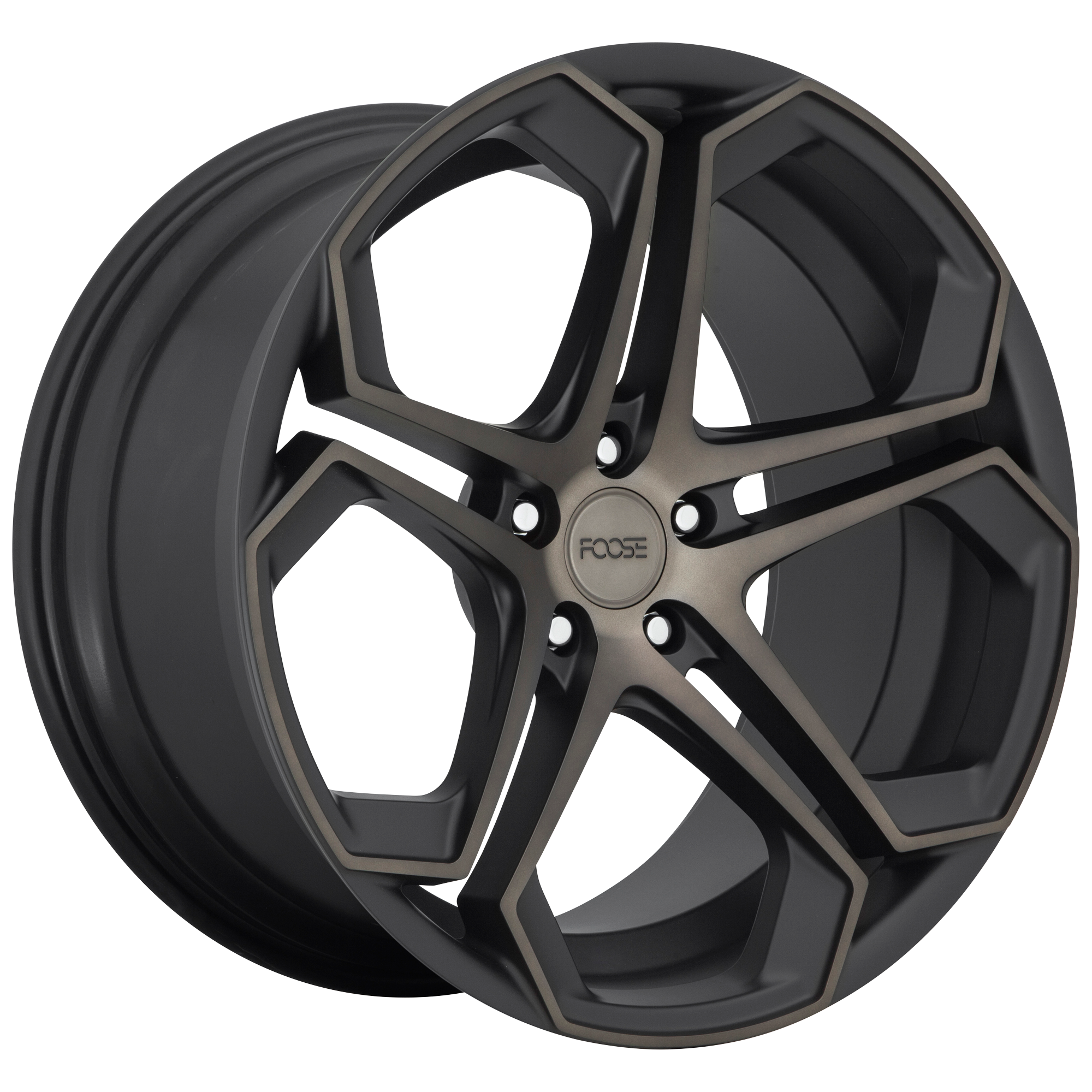 IMPALA 20x9 5x115.00 MATTE MACHINED DOUBLE DARK TINT (18 mm) - Tires and Engine Performance