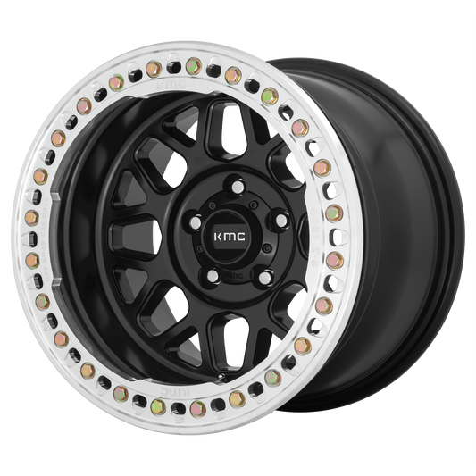 GRENADE CRAWL 17x9 5x127.00 SATIN BLACK (-38 mm) - Tires and Engine Performance