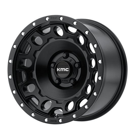HOLESHOT 17x8.5 5x114.30 SATIN BLACK (34 mm) - Tires and Engine Performance