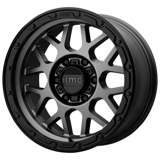 GRENADE OFF-ROAD 17x8.5 6x120.00 MATTE GRAY W/ MATTE BLACK LIP (0 mm) - Tires and Engine Performance