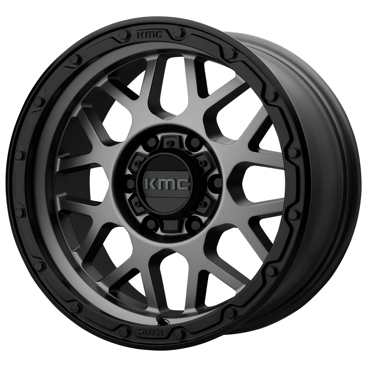 GRENADE OFF-ROAD 17x9 8x180.00 MATTE GRAY W/ MATTE BLACK LIP (18 mm) - Tires and Engine Performance
