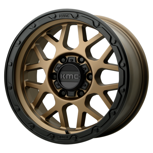 GRENADE OFF-ROAD 17x9 6x135.00 MATTE BRONZE W/ MATTE BLACK LIP (-12 mm) - Tires and Engine Performance