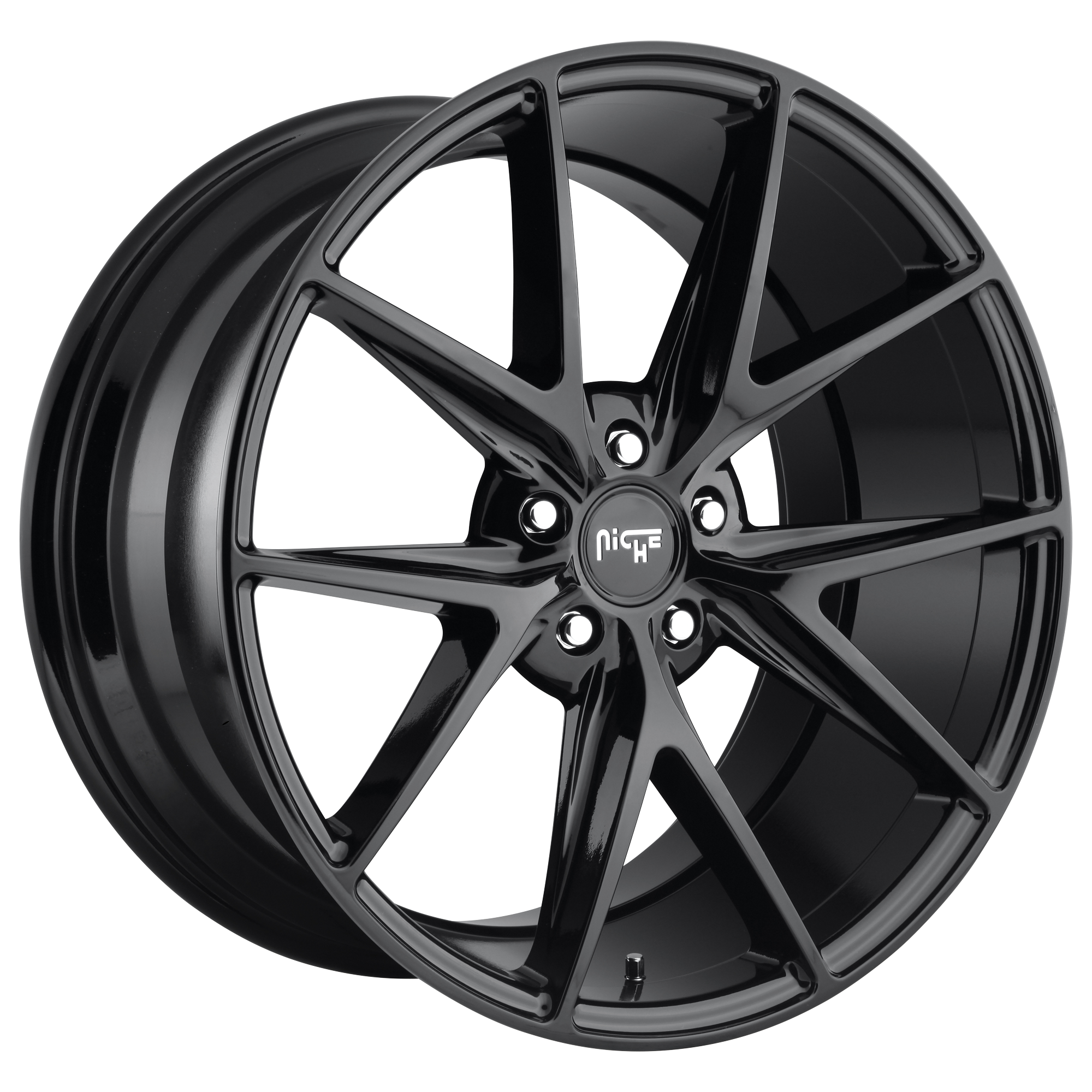 MISANO 20x9 5x120.00 GLOSS BLACK (35 mm) - Tires and Engine Performance