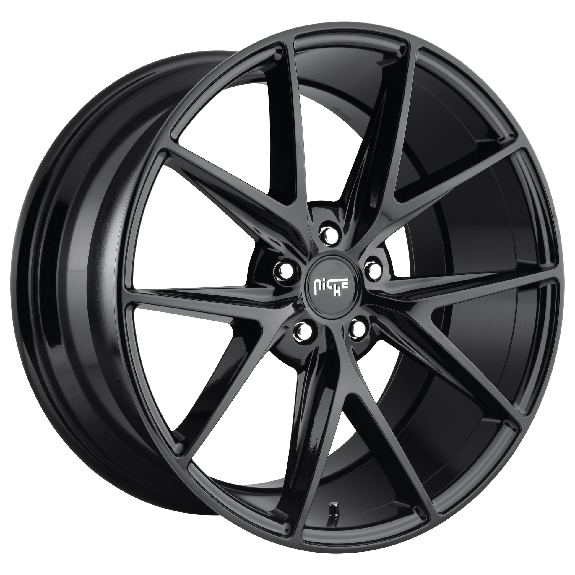 MISANO 20x9 5x120.00 GLOSS BLACK (35 mm) - Tires and Engine Performance