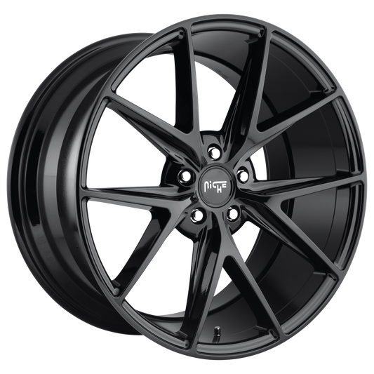 MISANO 20x9 5x120.00 GLOSS BLACK (35 mm) - Tires and Engine Performance