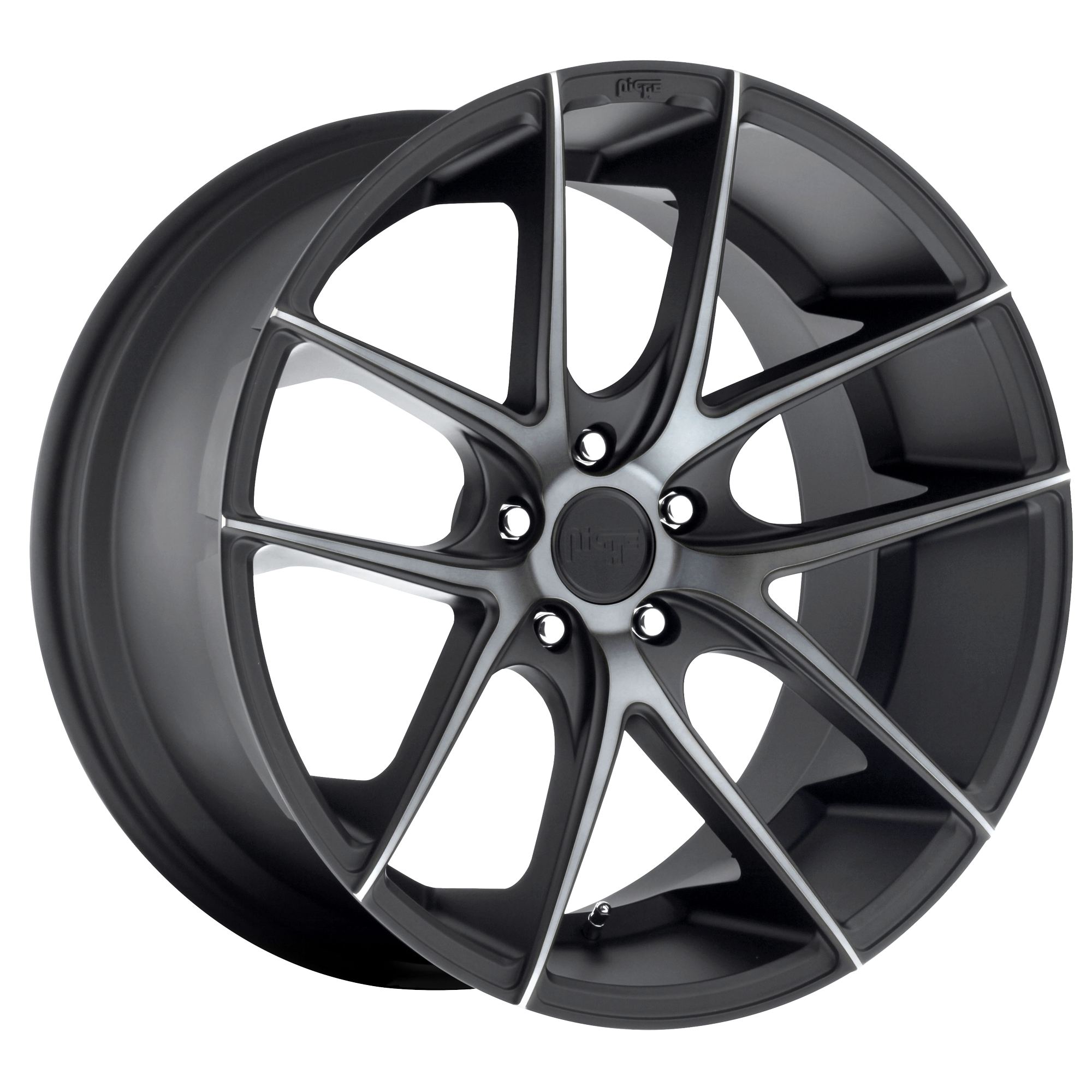 TARGA 18x8 5x110.00 MATTE BLACK DOUBLE DARK TINT (40 mm) - Tires and Engine Performance