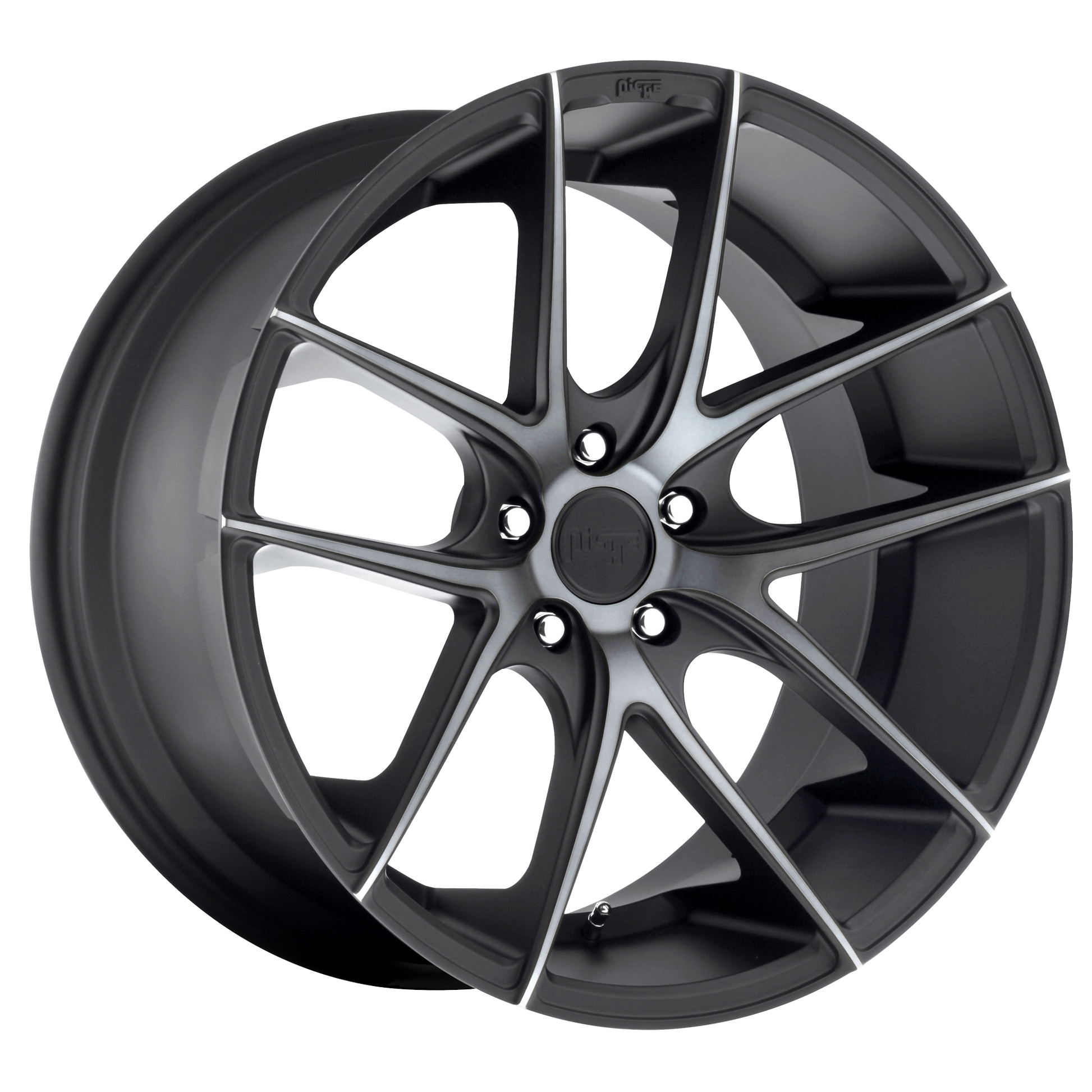 TARGA 20x8.5 5x114.30 MATTE BLACK DOUBLE DARK TINT (35 mm) - Tires and Engine Performance