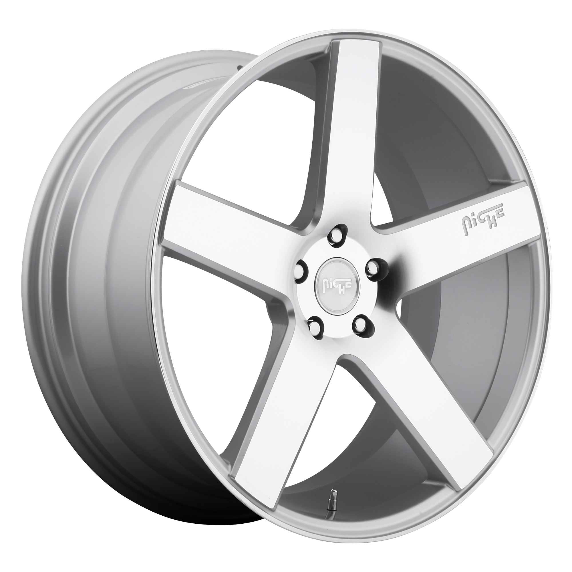 MILAN 19x8.5 5x114.30 GLOSS SILVER MACHINED (35 mm) - Tires and Engine Performance