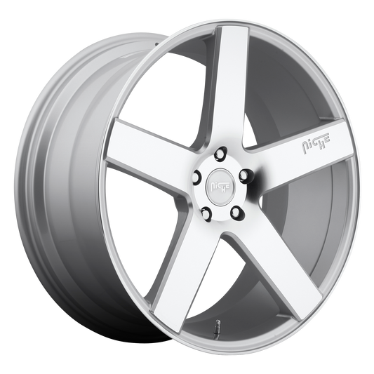 MILAN 18x8 5x114.30 GLOSS SILVER MACHINED (40 mm) - Tires and Engine Performance