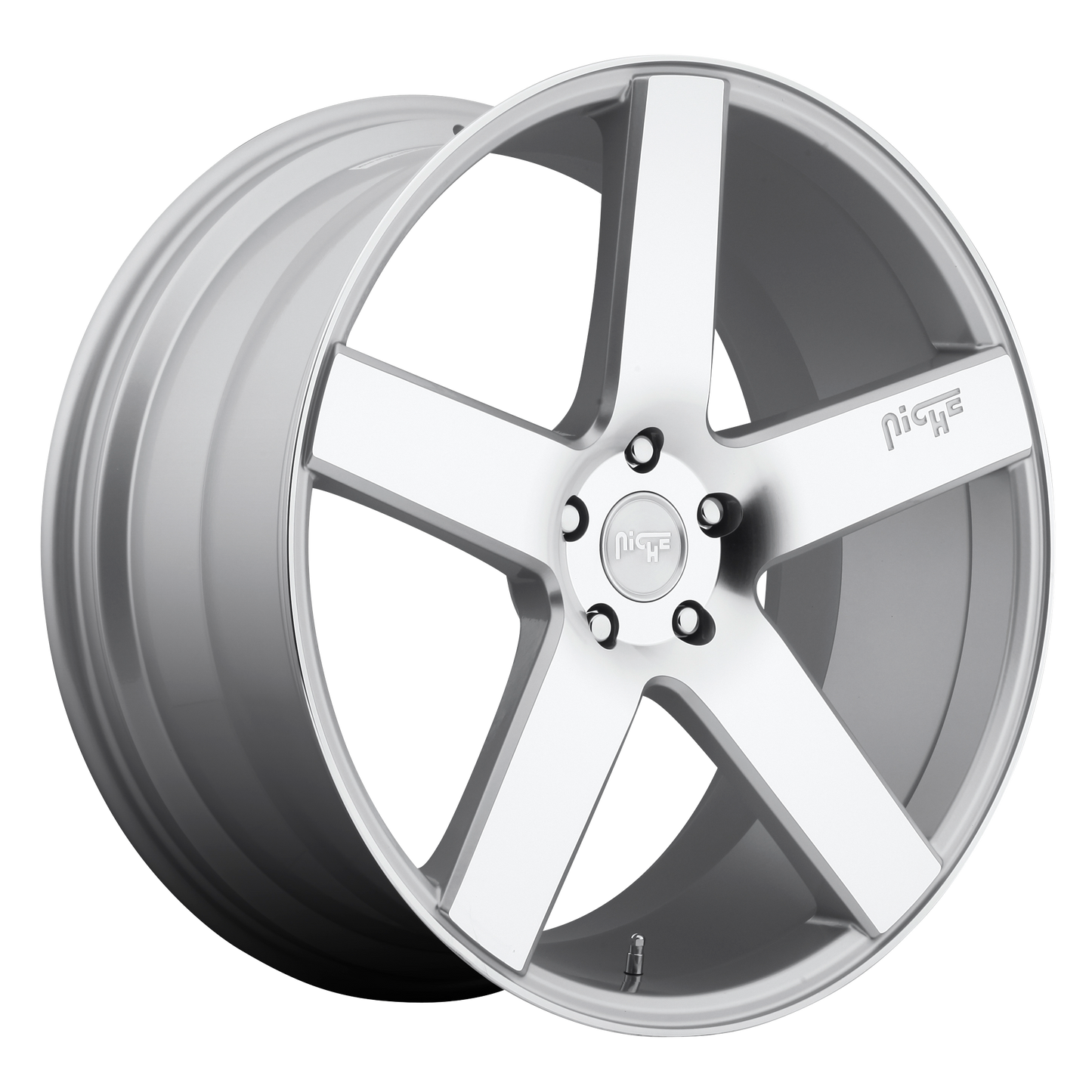 MILAN 20x8.5 5x114.30 GLOSS SILVER MACHINED (35 mm) - Tires and Engine Performance