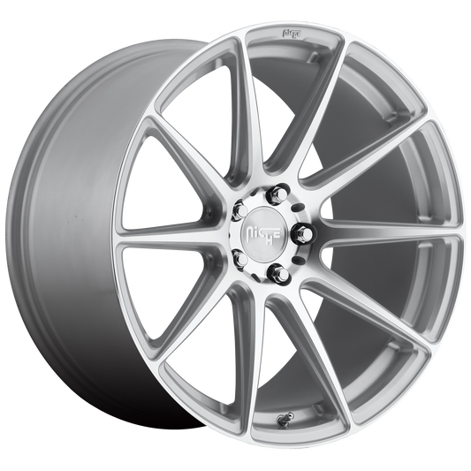 ESSEN 20x9 5x120.00 GLOSS SILVER MACHINED (35 mm) - Tires and Engine Performance