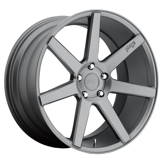 VERONA 20x9 5x114.30 MATTE GUN METAL (35 mm) - Tires and Engine Performance