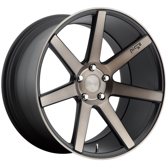VERONA 18x8 5x112.00 MATTE BLACK MACHINED (42 mm) - Tires and Engine Performance